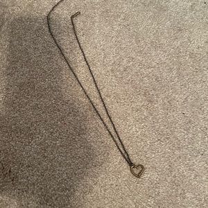 Rustic Open Heart Necklace New Never Worn
